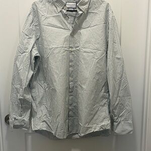 Charles Tyrwhitt Light Green Check Button-Down Shirt - Men's